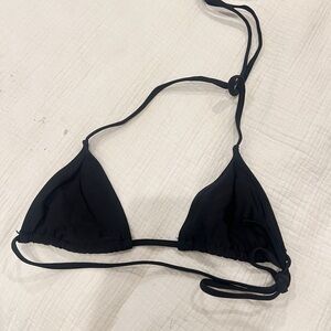 Black Triangle Bikini Top